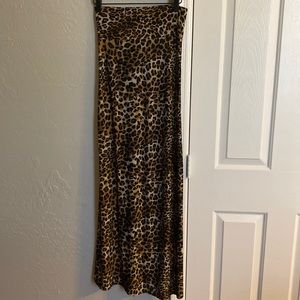 Animal Print Maxi Stretch Skirt Size Medium